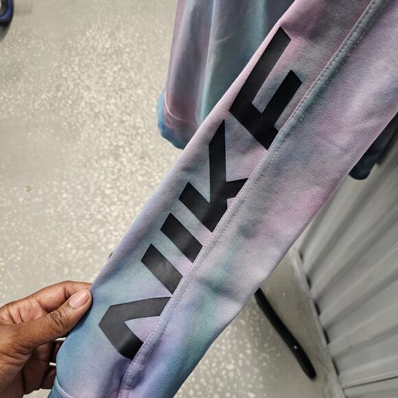 Nike dri fit Tie Dye Hooded Sweatshirt Size L - Picture 3 of 7